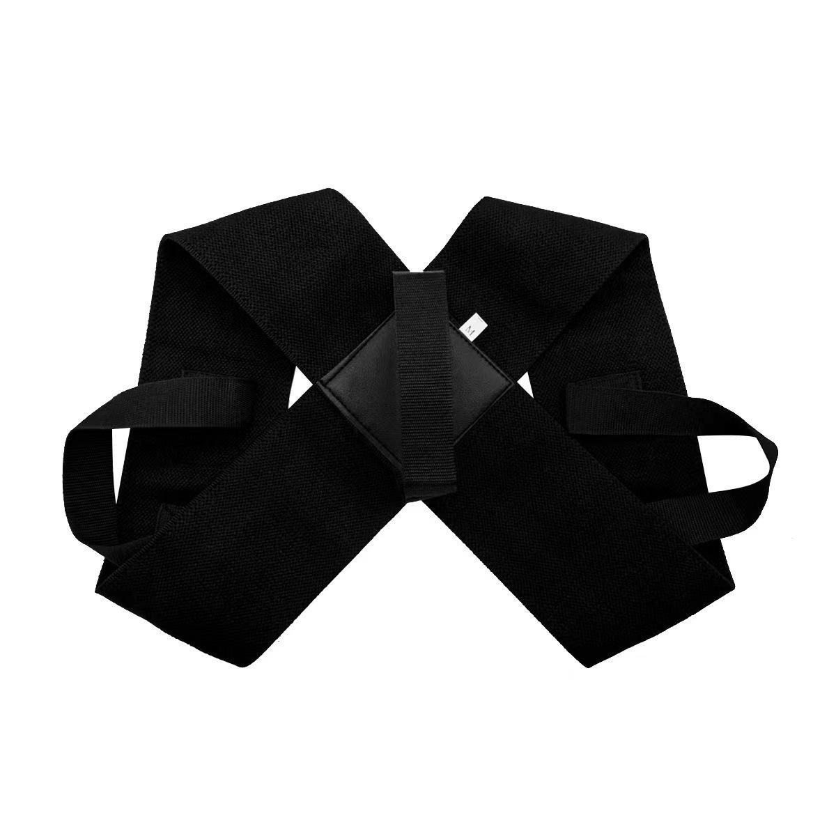 

Наплечники Пояс для коррекции сутулости Раскрытые плечи Прямая спина Фитнес Пояс для тренировки спины Корректор осанки с поддержкой XXL чёрный