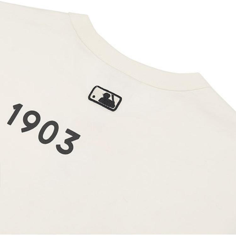 New MLB New York Yankees T Shirts Unisex White 3ATS07023-50CRS