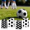 Athletic Event Gift Wrapping Kits Kraft Paper Bags and Soccer Field Designs Stickers Handmade Party Supplies