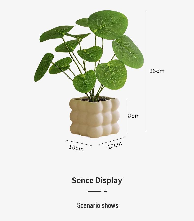 Nordic Green Artificial Potted Plant for Home or Office Decoration