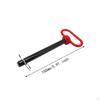 2Pcs Tractor Towing Hitch Pin and Clips Trailer Component Repair Spare Part Assembly