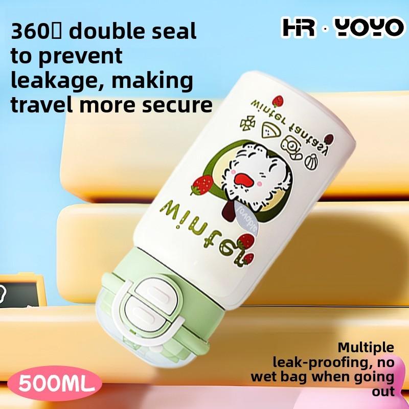 Girls Insulated Water Bottle With Food Grade Steel Large Capacity For School And Travel