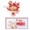 Creative New Year Lucky Decoration Simulated Chinese Style New Year DIY Material Bag Traditional Handmade Blessing Flower Bucket