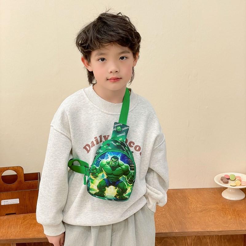 Superhero Avengers Printed Crossbody Bag Kids Cute Outdoor Shoulder Bags