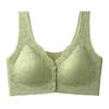 Langsha mother underwear women in the elderly seamless front buckle vest type large size women gather without steel ring bra women