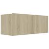 vidaXL 6-tlg. TV-Schrank-Set Sonoma-Eiche Holzwerkstoff