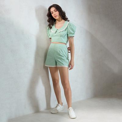 Virgio Damen Mini Länge Normale Passform Shorts