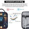 Wolf Dreamcatcher Art Thermal Lunch Bag for Women Reusable Portable Lunch Box Waterproof Cooler Tote Bag for Work Travel Picnic