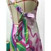 Women's Summer Printed Lace Up Split Backless Holiday Long Dresses