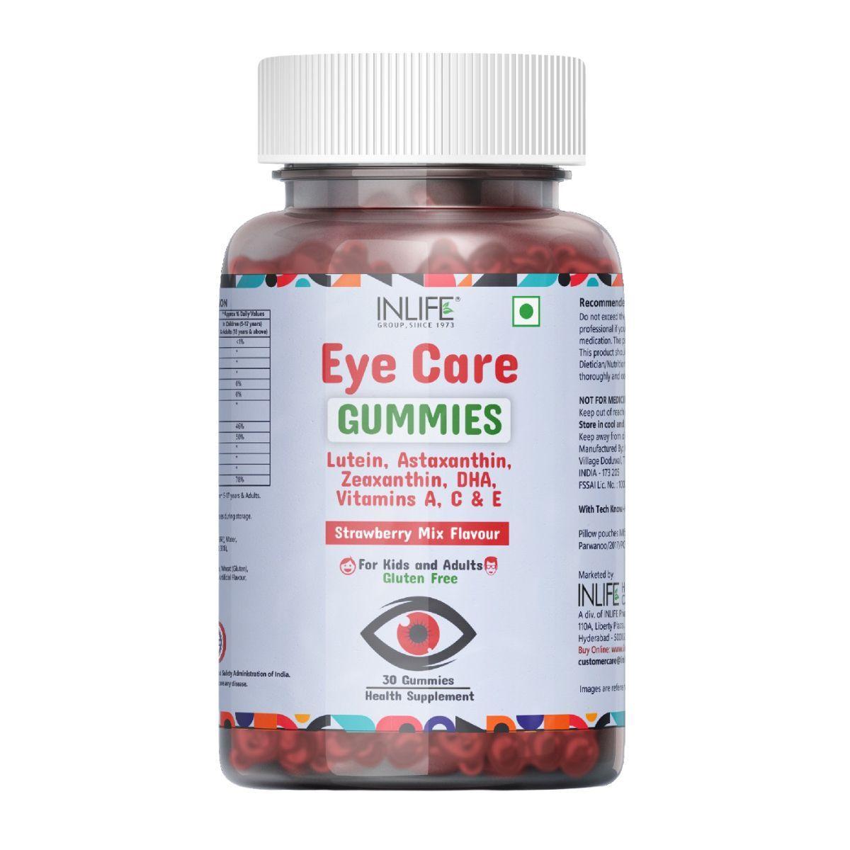 

Жувальні цукерки для здоров я очей (30 шт), Eye Care Gummies, INLIFE