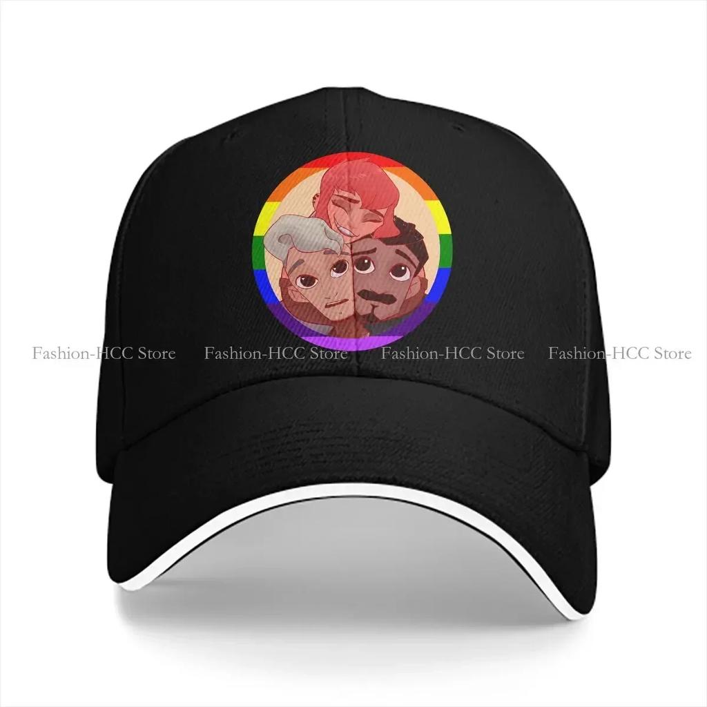 Rainbow Solid Color Baseball Caps Peaked Cap Nimona Girl Sun Shade Hats Unisex Women