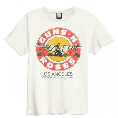 Amplified Unisex Adult Vintage Bullet Guns N Roses T-Shirt