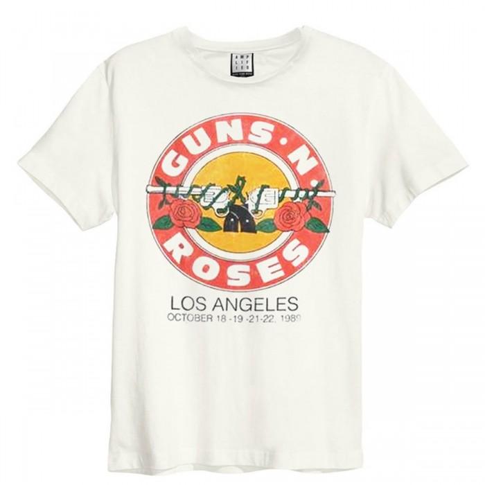 Amplified Unisex Adult Vintage Bullet Guns N Roses T-Shirt