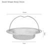 2/4PCS Stainless Steel Kitchen Sink Filter with Handle Food Residue Strainer Metal Dish Sink Garbage Disposal Prevention