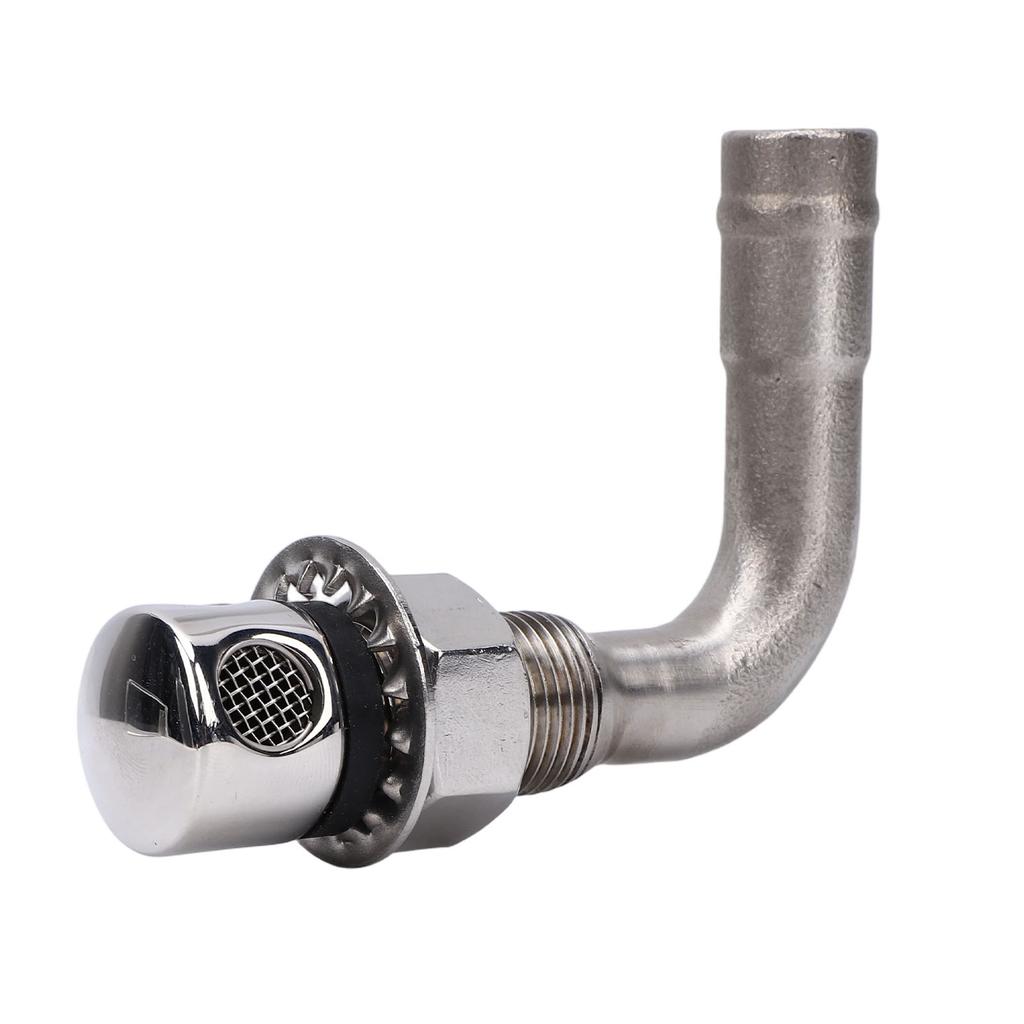 Boat Fuel Vent Stainless Steel High Efficiency Marine Grade 90 degrees  Fuel Breather Valve for 5 8 Inch Hose