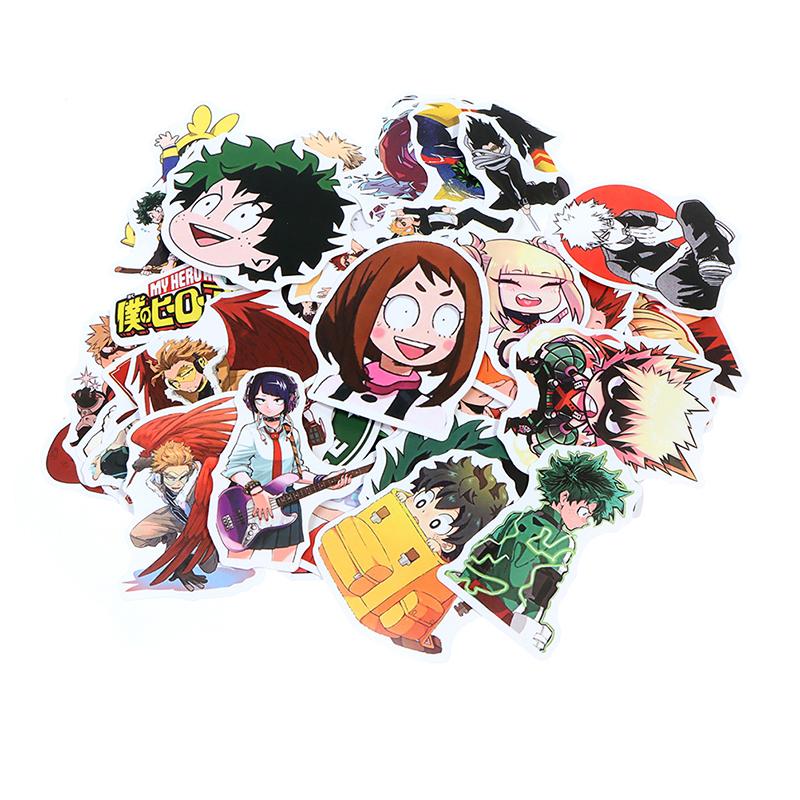buy 50pcs anime my hero academia stickers decals guitar motor skateboard laptop at affordable prices free shipping real reviews with photos joom
