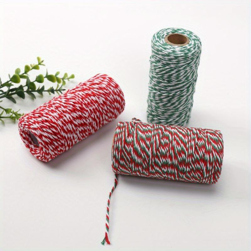 

Набор из 3 штук двухцветной хлопковой нити, Домашняя ручная работа, Упаковочная веревка, Свободно режущийся DIY материал 3pcs/Set разноцветный