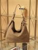 2025 Women's Handmade Deerskin Suede Woven Tote - Versatile Large Shoulder & Crossbody Bag