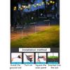 Decorative Solar Garden Light Outdoor Waterproof Firefly- for Path Light for Pathway Yard Patio Landscape Warm White/Col