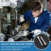 50 Pcs M3 x 8 mm hexagon socket screws, 304 stainless steel hexagon socket drive machine screws