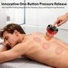 Smart Red Light Cupping Massager Wireless Portable with Remote Control 12 Levels Suction 12 Levels Heating for Body Relax