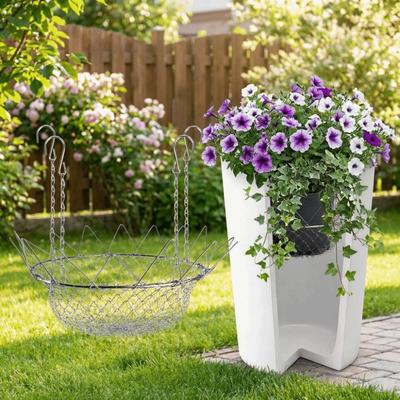 Robuster Pflanzeinsatz-Pad Edelstahl-Pflanzeinsätze Hängekorb Blumentopf Große Töpfe