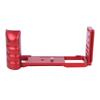 L Quick Release Plate Horizontal Vertical Shooting Handle Base for Fuji GFX 50R CameraRed