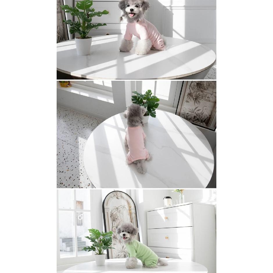 Cotton Dog Pajamas Jumpsuit Boy Girl Dog Clothes Poodle Schnauzer Pomeranian Bichon YorkieSmall Dog Clothing Pet Apparel Winter