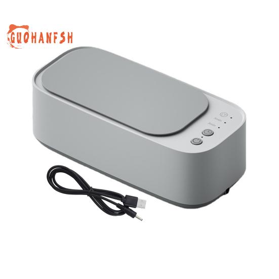 

1 комплект портативного средства для чистки очков с USB-зарядкой для бытовой стиральной машины для ювелирных изделий USB белый