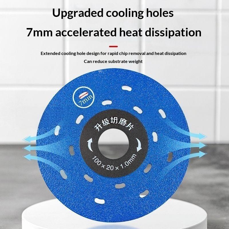 100mm Diamond Saw Blade Multifunctional Cutting Grinding Disc Durable Sharp Cutter Wheel for Tile Stone Metal DIY Projects
