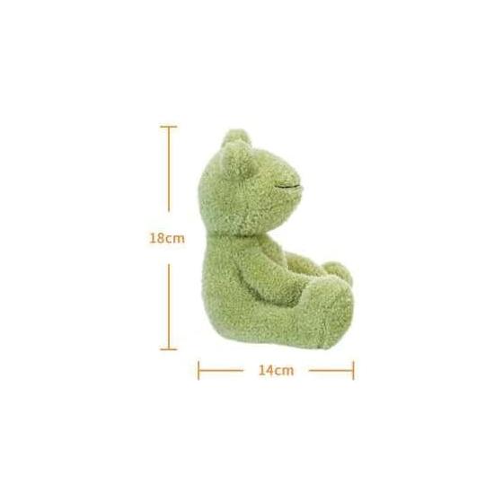 Apricot Lamb Arctic Velvet Frog Plush Toy, Soft Cute Fluffy Arctic Velvet Frog for Boys and Girls 18cm