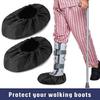 Walking Boot Cover 2Pcs Air Cam Walking Boot Covers Waterproof Non-Slip Shoe Covers  For Broken Foot Ankle Recovery Shoe Covers