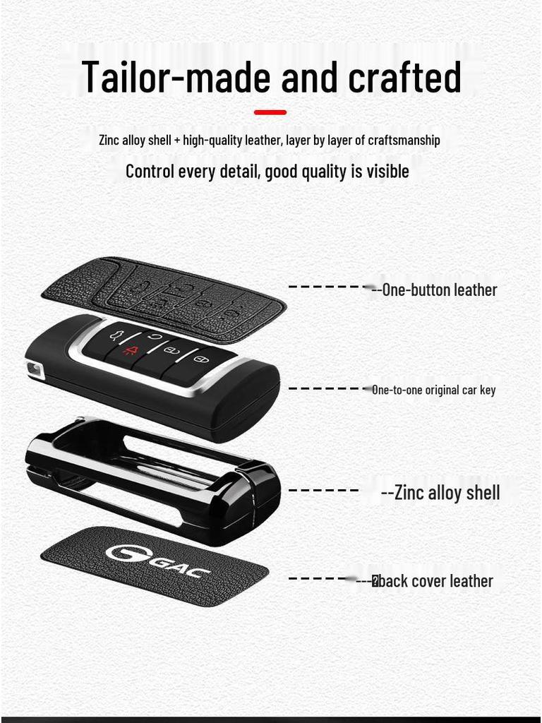 GAC Trumpchi Schlüsselhülle: Fahrzeugspezifische Fernbedienungsschale und Schnallenmodifikation