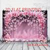 2D Pink Butterfly Balloon Backdrop, Fairy Girl Birthday Party Photography Background