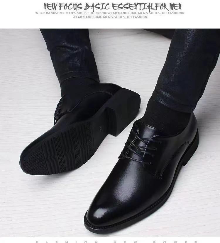 2025 British Style Business Dress Leather Shoes Men's Shoes Single Shoes Casual Leather Shoes Suit Leather Shoes Men