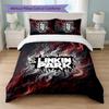 Linkin Park Print 3Pcs Bedding Set Duvet Cover With Two Pillowcases Soft Bed Linen For Household Bedroom