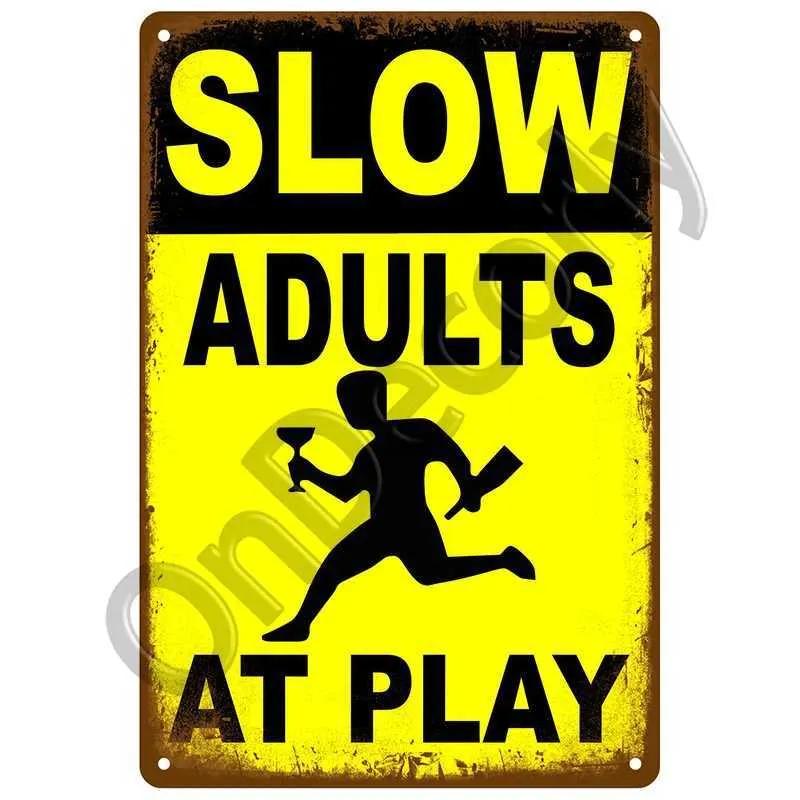 Retro Dangerous Tin Sign Home Wall Decoration Used For Bar Painting Retro Warning Metal Sign Plaque Cafe Club Man Cave Pubs Art Poster