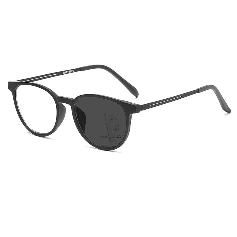 progressive multifocal reading glasses that are resistant to strong sunlight and harmful and do not change color under artificial light or indoors