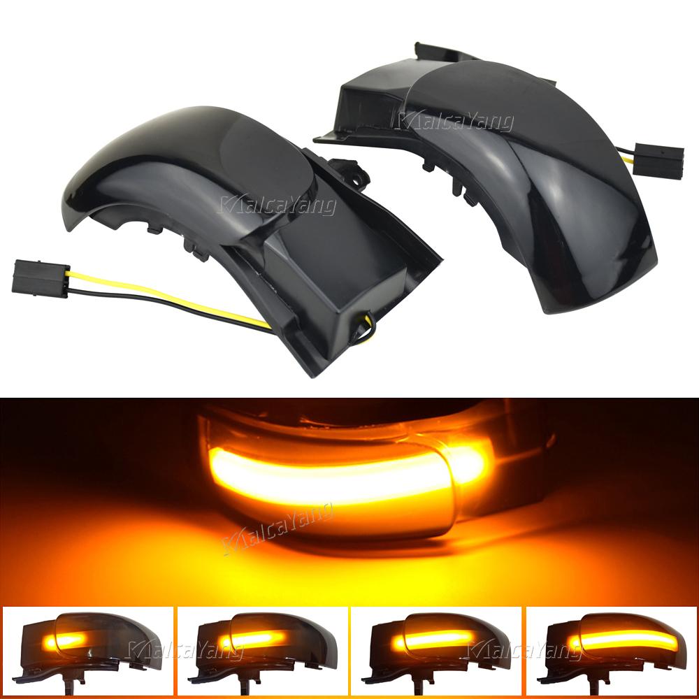 2x Intermitent dinamic pentru VW Touran 2003 2004 2005 2006 2007 2008 2009 2010 LED Semnalizator Lampă laterală Săgeată Indicator oglindă