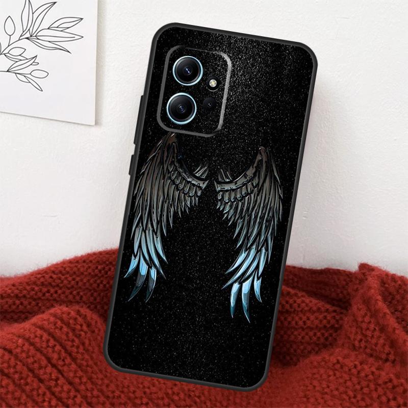 Wings Angel Devil Case For Xiaomi Redmi Note 14 10 11 12 13 15 Pro Plus Cover For Redmi 15 15C 13C 12C 10C 14C