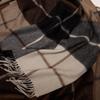 2025 Autumn/Winter Unisex 100% Pure Cashmere Plaid Scarf Shawl