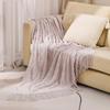 American Style Knitted Jacquard Sofa Nap Blanket