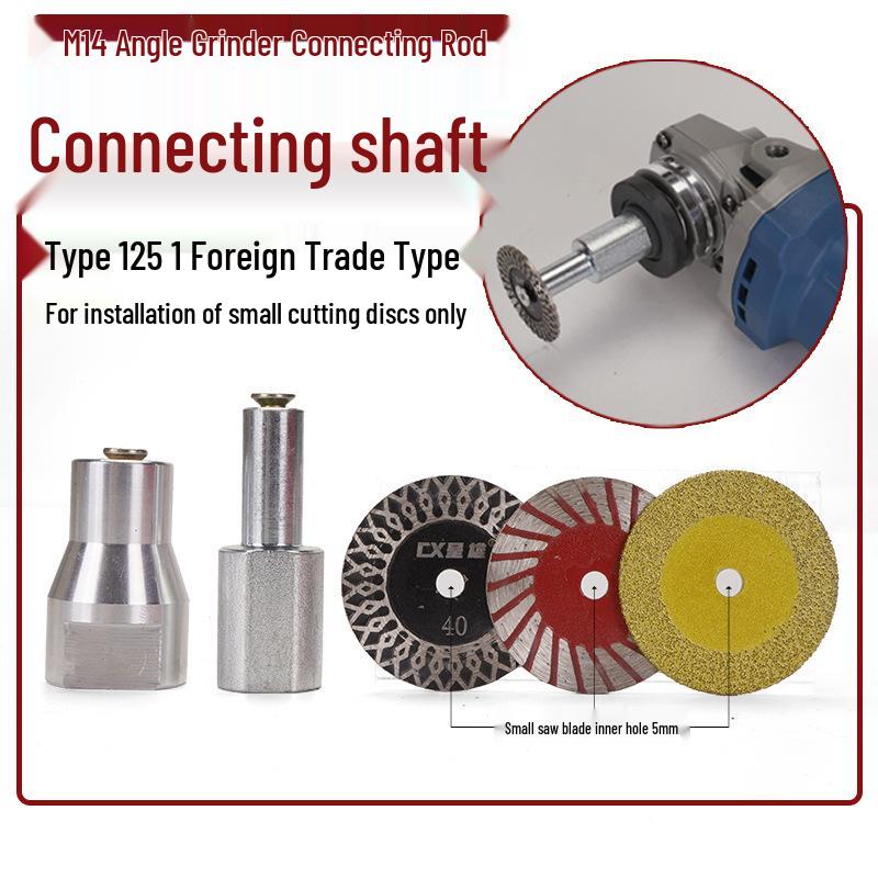 125mm Angle Grinder Shaft: 5mm Hole, Small Diamond Saw Blade, M14 Rod