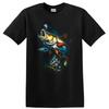 Fish T Shirt Swimming Fish Underwater Scene Fishing Adventure Tee