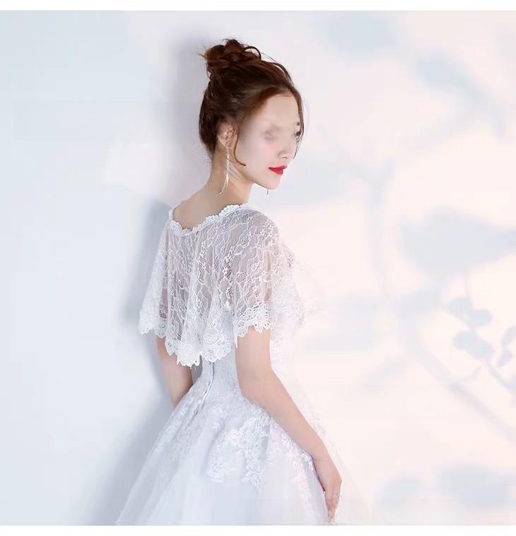 Damen Spitzenschal Sommer Überwurf Für Brautjungfernkleid Mit Blumenmuster