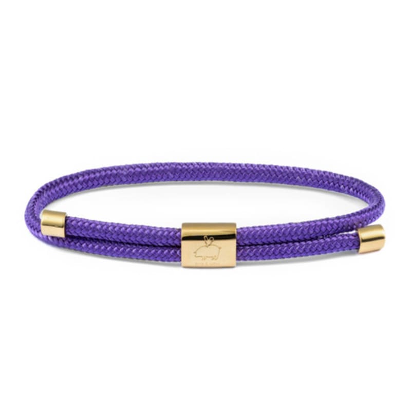 

PIG & HEN (Women s) Little Louise Bracelet - Royal Purple X Gold XS