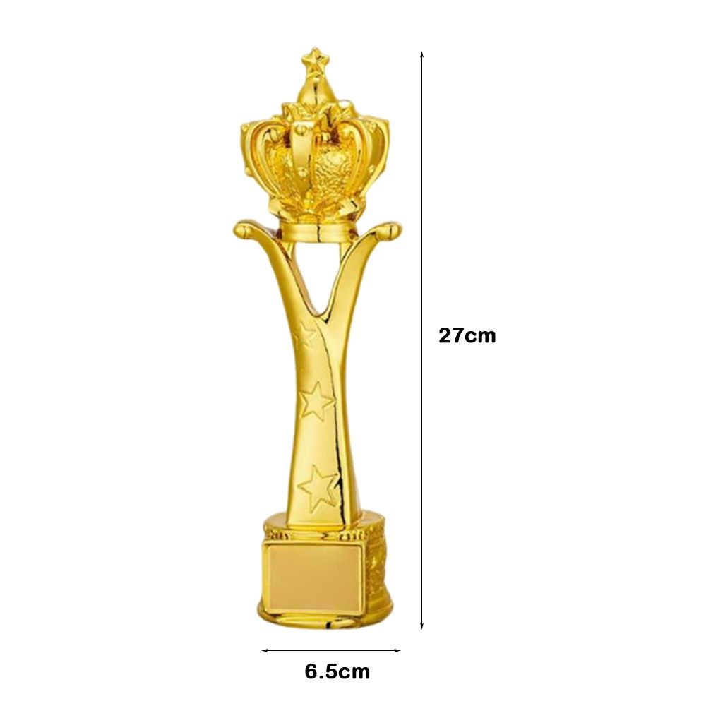 Crown Pentagram Competition Trophy Medal Golden Color Competition Award  Children Award Prize