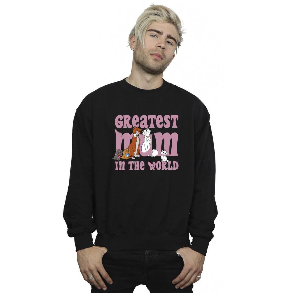 Disney Mens The Aristocats Greatest Mum Sweatshirt