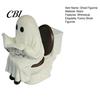 Halloween Party Zubehör Süße Geisterfigur, Auf der Toilette lesende Harzstatue, Einzigartiges Ornament Lustig für mehrstöckige Tabletts Tischplatten Kaminsims Dekor