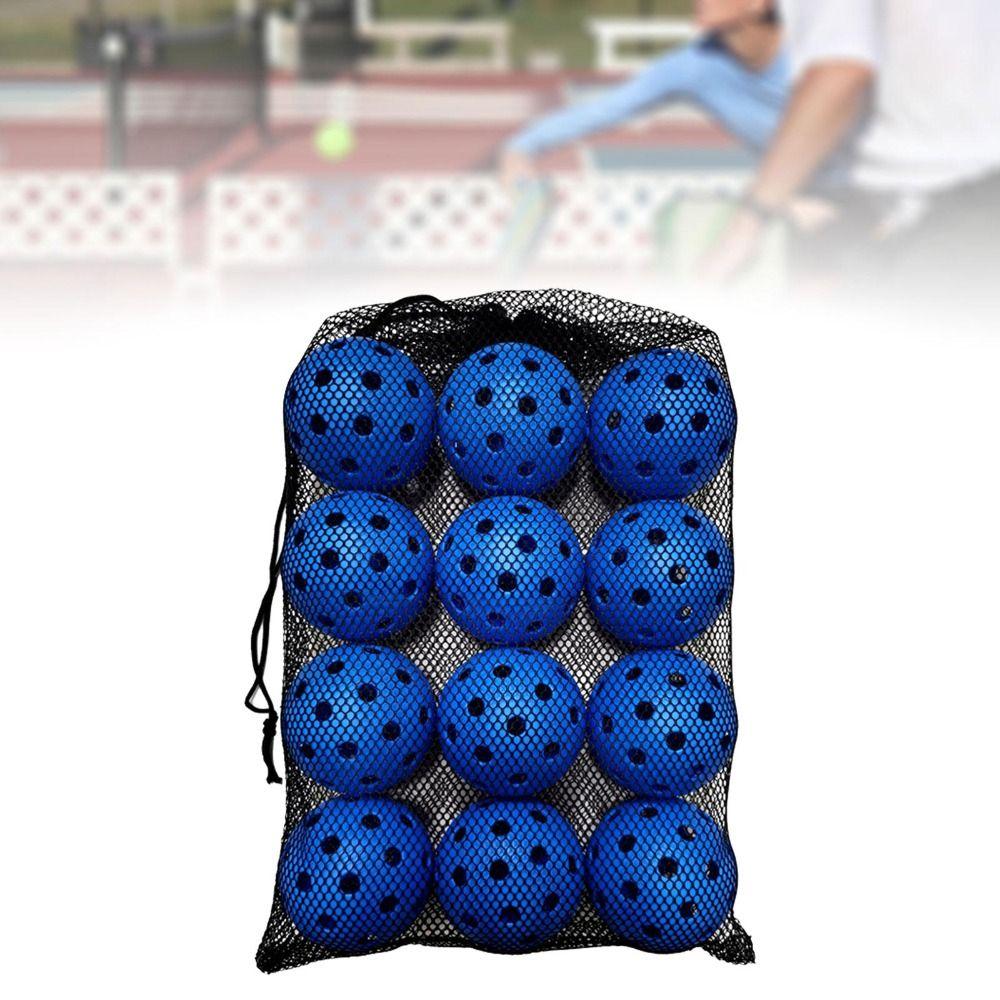 Bright Colors 74MM Pickleball High Visibility Pickleball Training Ball Outdoor Courts